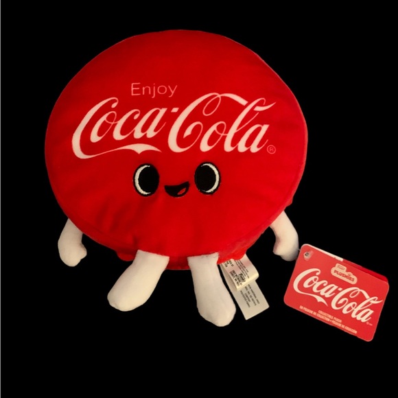 New 2020 7inch Coca-Cola Bottle Cap Plushie Funko X Coca-Cola Collectible - Picture 8 of 8
